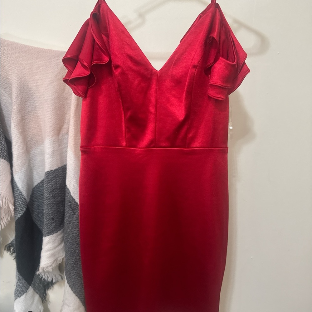 Chic Red Mini Dress
